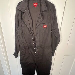 Dickie's Long Sleeve Cotton Twill Work Utility Jumpsuit Women's Size XL